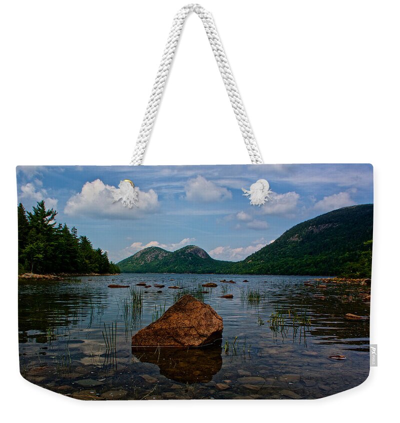 Acadia National Park Weekender Tote Bag featuring the photograph Clear Waters by Kathi Isserman