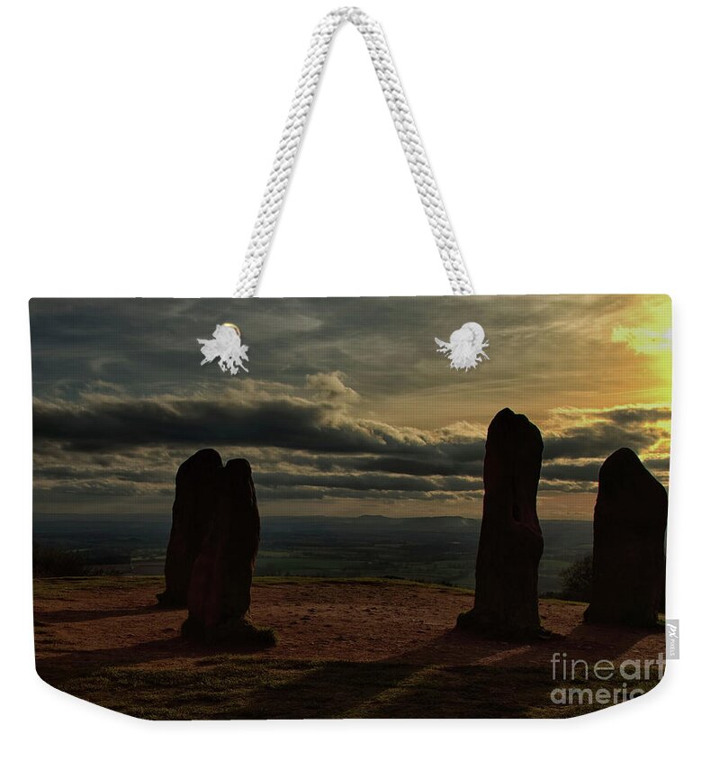 Monument Weekender Tote Bag featuring the photograph Clent Hills Folly by Stephen Melia