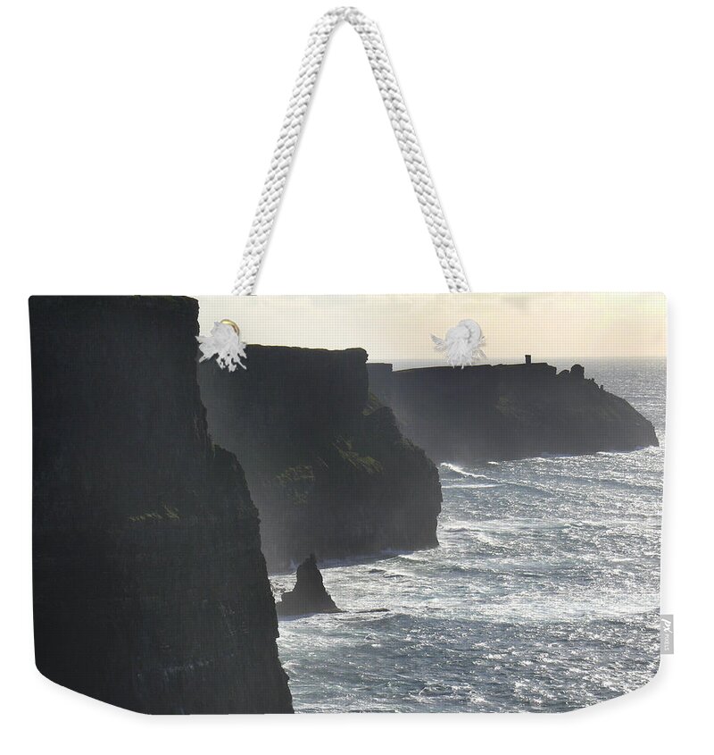 Travel Weekender Tote Bag featuring the photograph Cliffs of Moher 1 by Mike McGlothlen