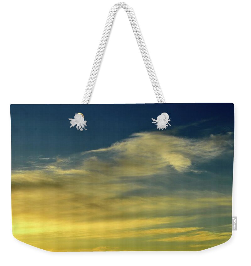 Abstract Weekender Tote Bag featuring the photograph Cloud Composition Two by Lyle Crump