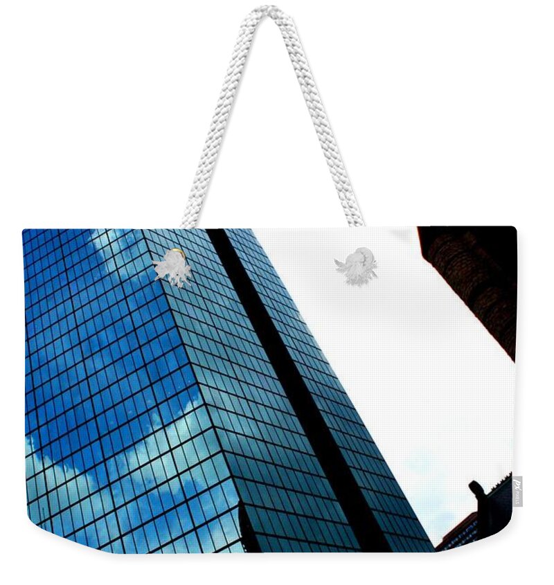 Cityscapes Weekender Tote Bag featuring the photograph Cloud Illusions by Julie Lueders 