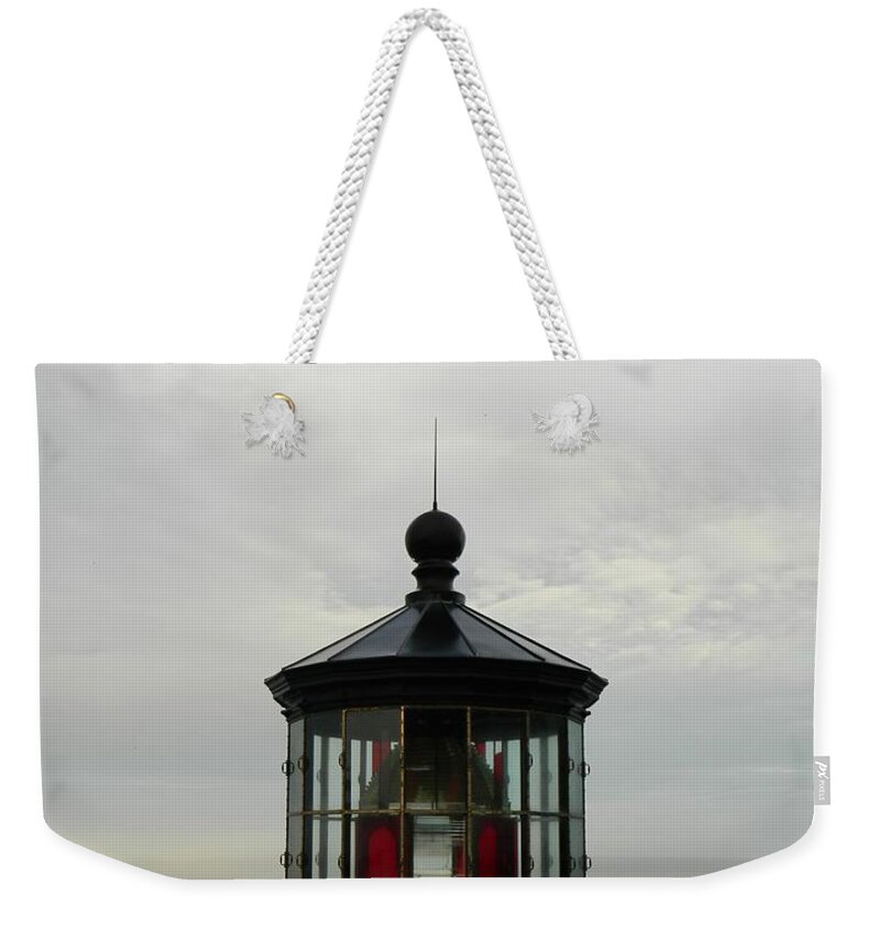 Oregon Weekender Tote Bag featuring the photograph Clouded Morning by Gallery Of Hope 