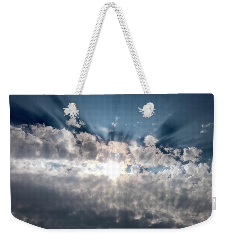 Clouds Weekender Tote Bag featuring the photograph Clouds by Alex King