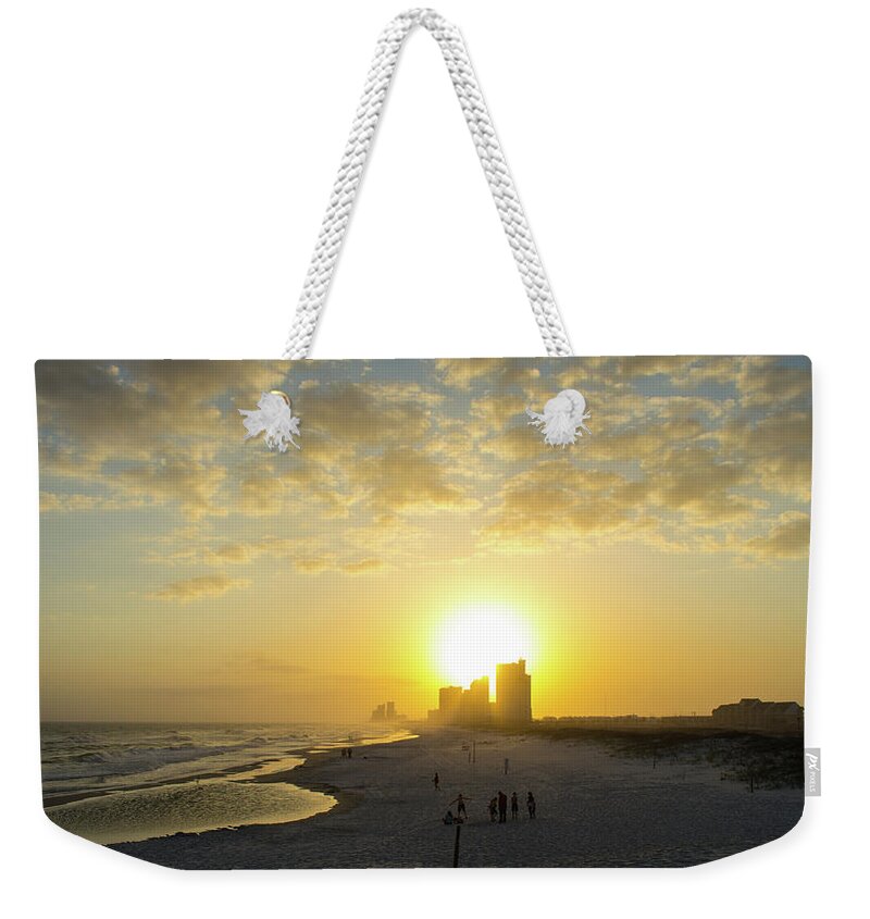 Alabama Weekender Tote Bag featuring the photograph Clouds at Orange Beach - Gulf Shores by James-Allen