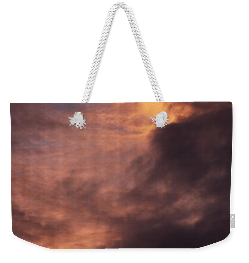 Clay Weekender Tote Bag featuring the photograph Clouds by Clayton Bruster