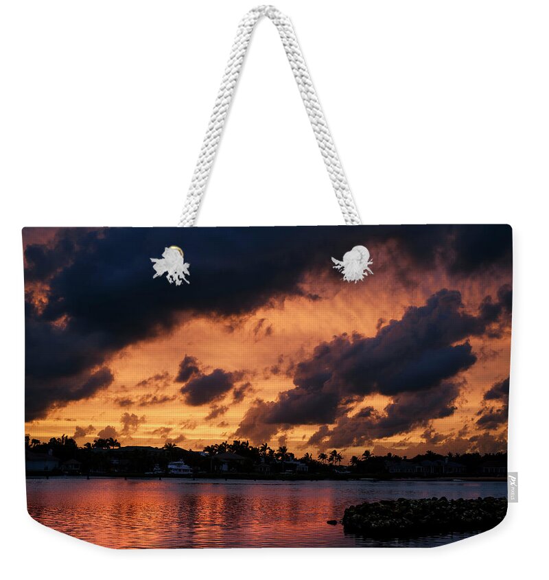 Clouds Weekender Tote Bag featuring the photograph Cloudscape by Laura Fasulo