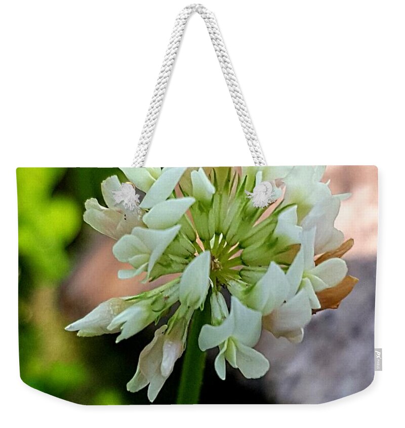 Lupins Weekender Tote Bag featuring the photograph Clover #2 by Michael Graham