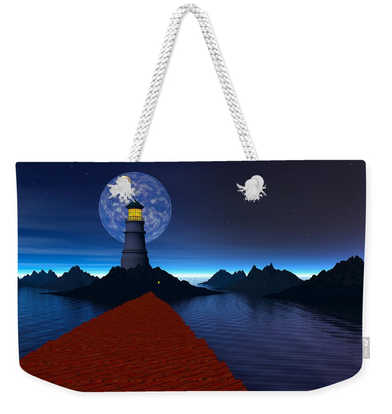 Lighthouse Weekender Tote Bag featuring the photograph Coast by Mark Blauhoefer