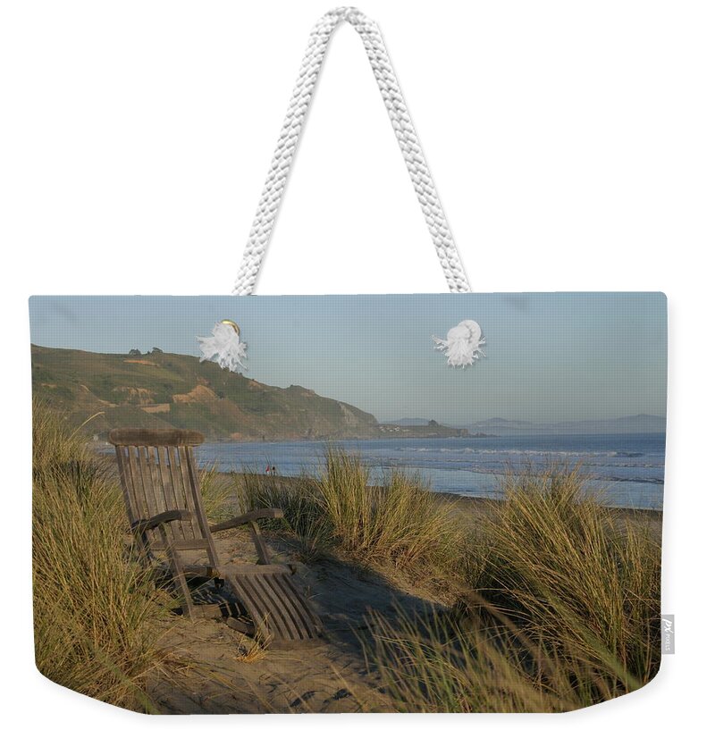 Adirondack Weekender Tote Bag featuring the photograph Coastal Tranquility by Jeff Floyd CA