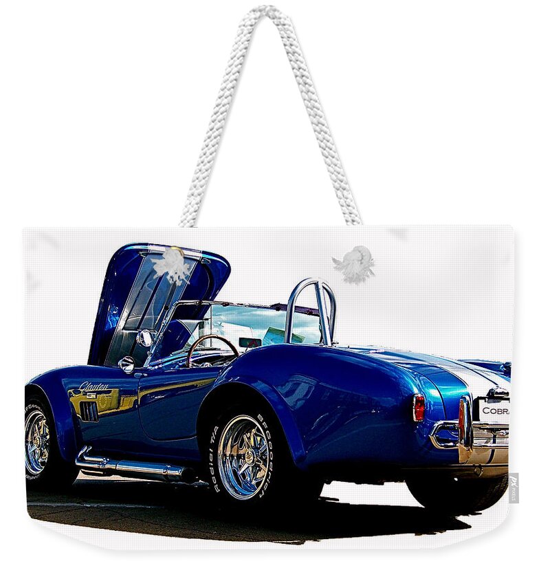 Color Photography Weekender Tote Bag featuring the photograph Cobra 427 by Sue Stefanowicz