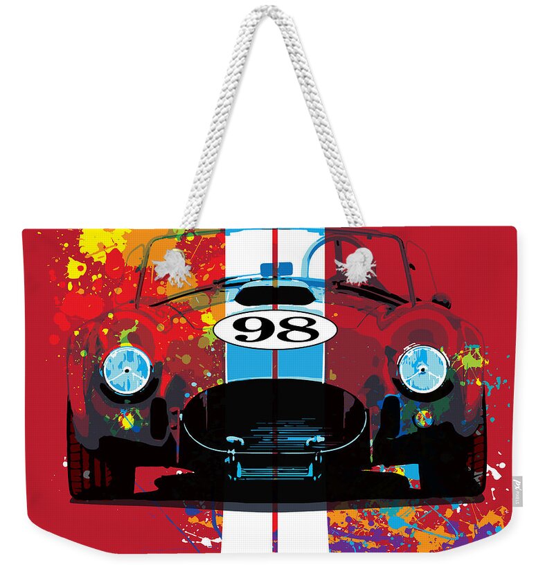 Digital Weekender Tote Bag featuring the painting Cobra Champion by Gary Grayson