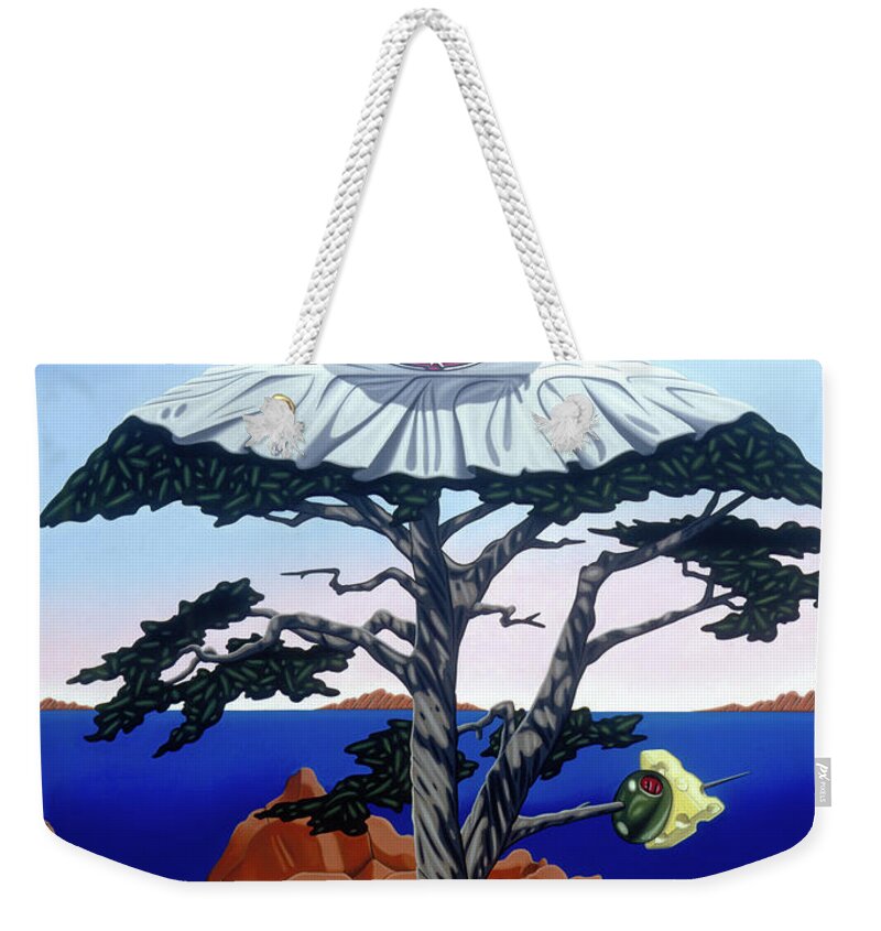  Weekender Tote Bag featuring the painting Cocktail Hour by Paxton Mobley
