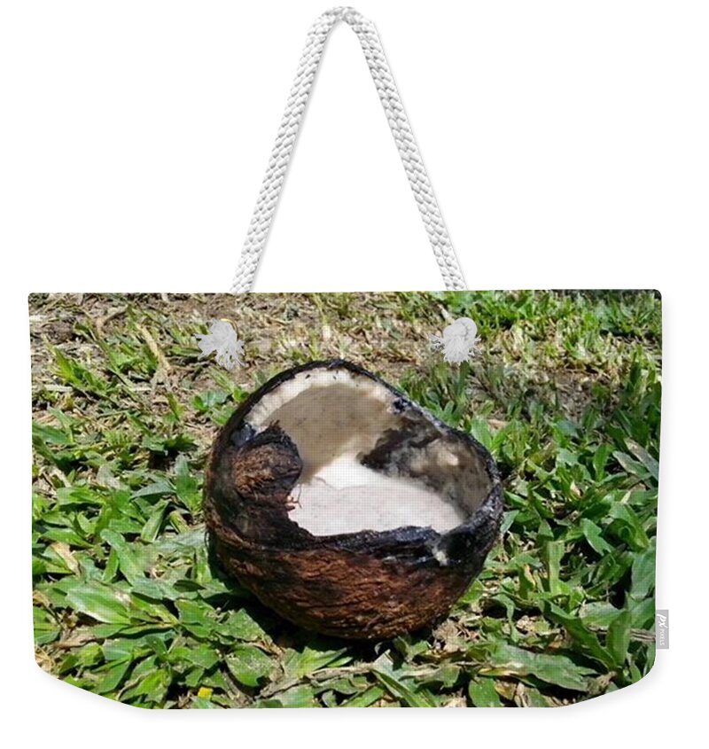 Mountains Weekender Tote Bag featuring the photograph Coconut by David Cardona