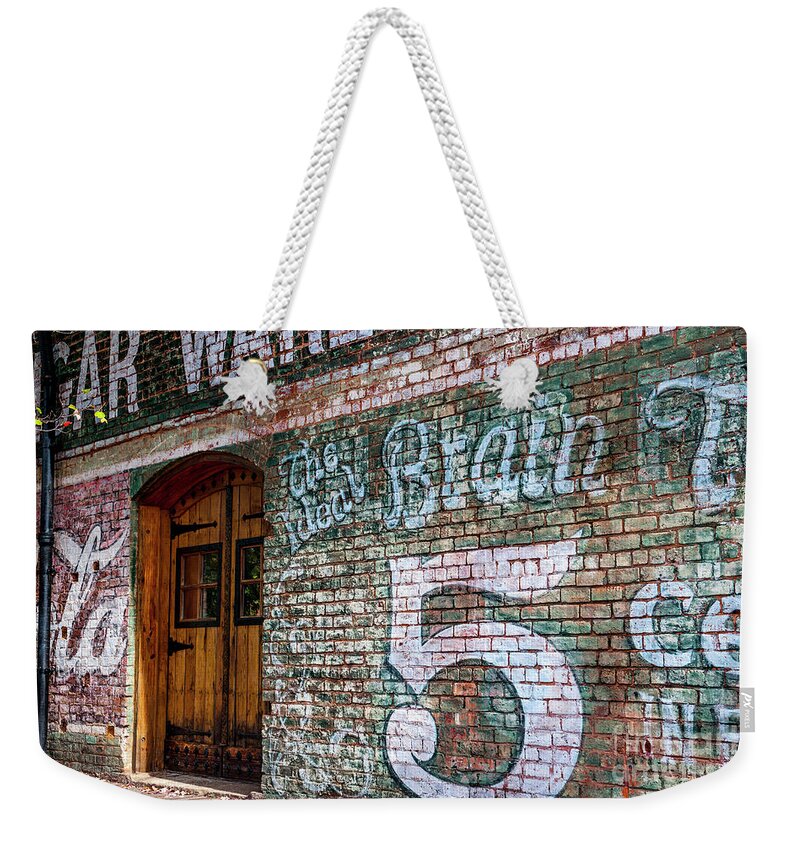 5 Cents Weekender Tote Bag featuring the photograph Coke and 5 Cent Cigars by Dale Powell