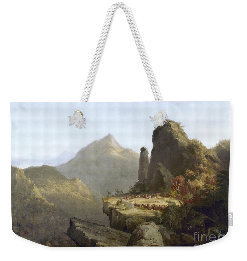 1820s Weekender Tote Bag featuring the photograph Cole: Last Of The Mohicans by Granger