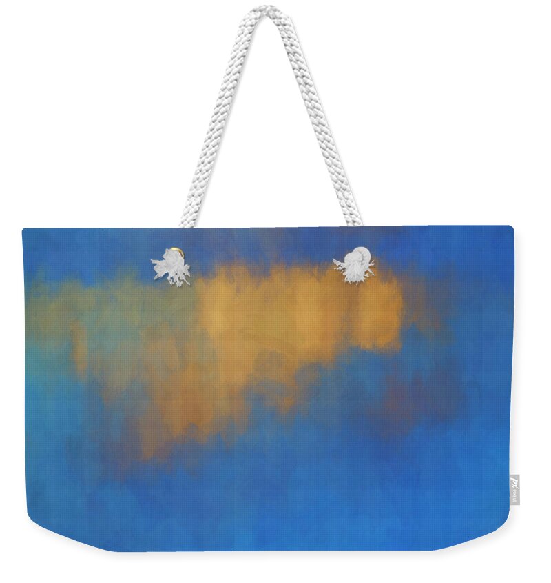 Abstract Weekender Tote Bag featuring the digital art Color Abstraction LVI by David Gordon