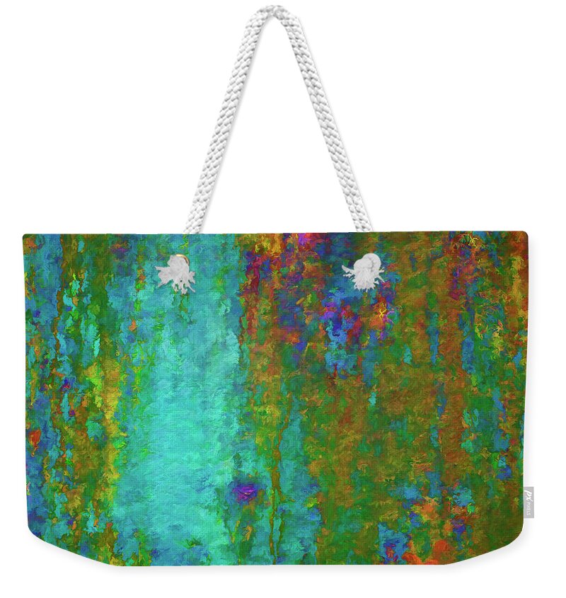 Abstract Weekender Tote Bag featuring the photograph Color Abstraction LXVII by David Gordon