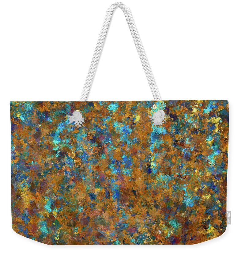 Abstract Weekender Tote Bag featuring the photograph Color Abstraction LXXIV by David Gordon