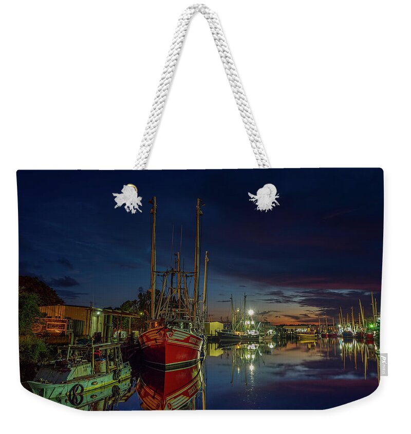 Bayou Weekender Tote Bag featuring the photograph Color and Reflection in the Bayou by Brad Boland
