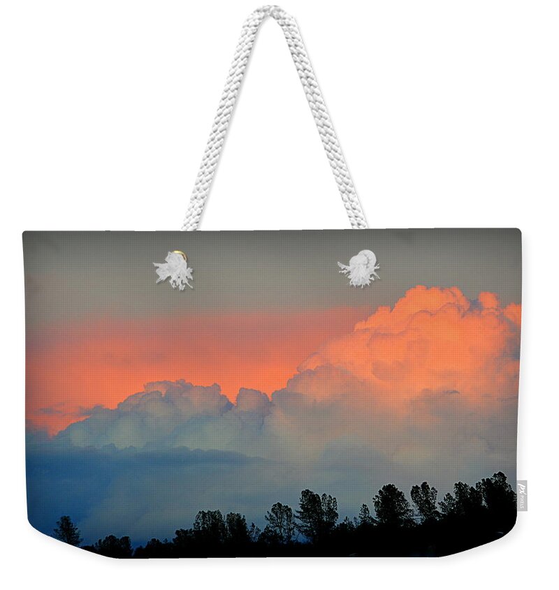 Scenic Weekender Tote Bag featuring the photograph Color Burst by AJ Schibig