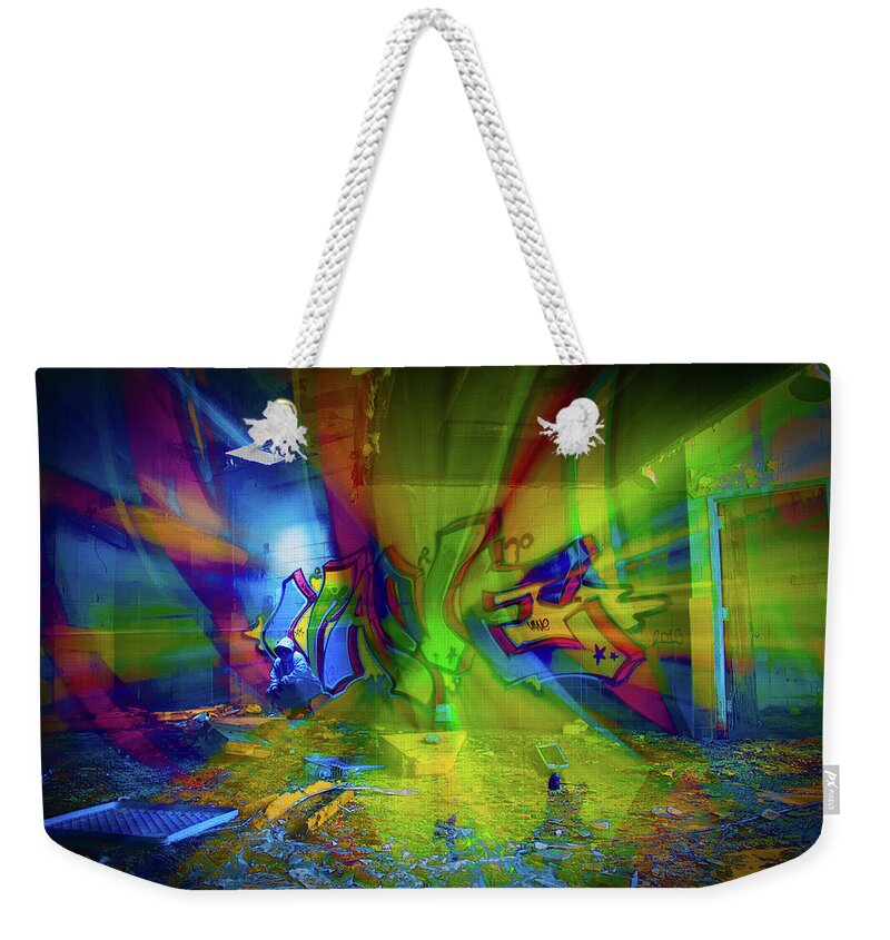 Atlanta Weekender Tote Bag featuring the photograph Color Wave by Kenny Thomas
