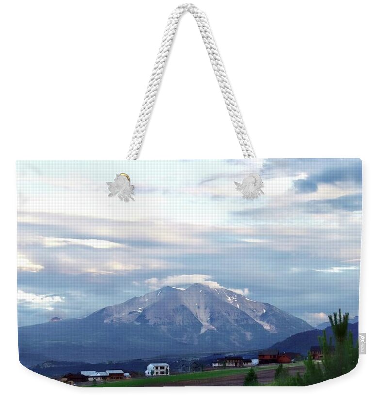 Colorado Mountain Weekender Tote Bag featuring the photograph Colorado 2006 by Jerry Battle