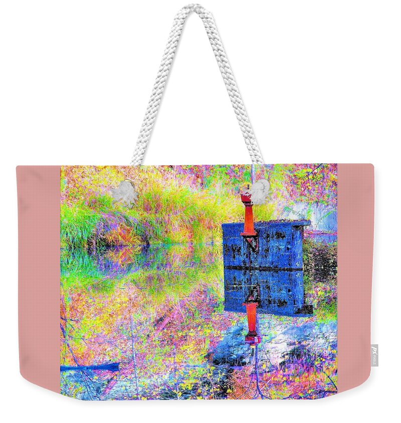 Kentucky Weekender Tote Bag featuring the photograph Colorful Reflections by Merle Grenz