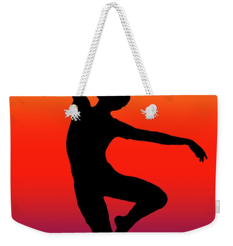 Dance Weekender Tote Bag featuring the digital art Colors Dance by Angel Jesus De la Fuente
