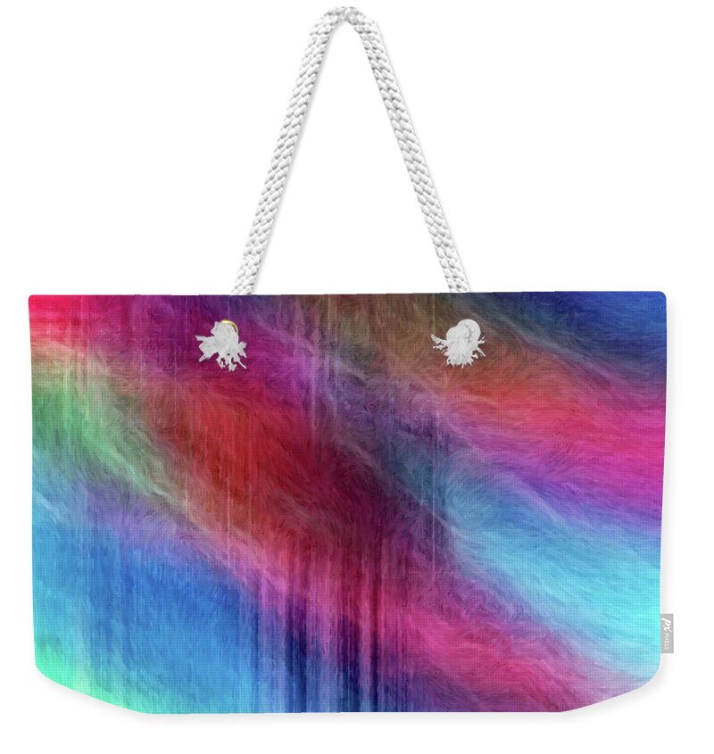 Art Weekender Tote Bag featuring the digital art Coming Together by DB Hayes