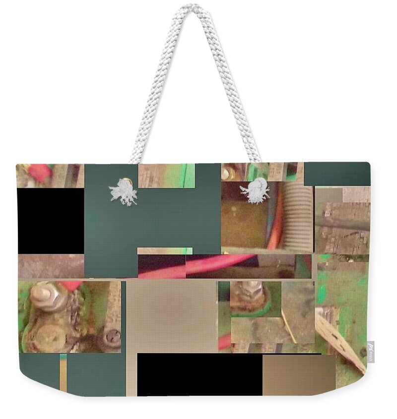 Rural Land Country Weekender Tote Bag featuring the mixed media Community by Andrew Drozdowicz