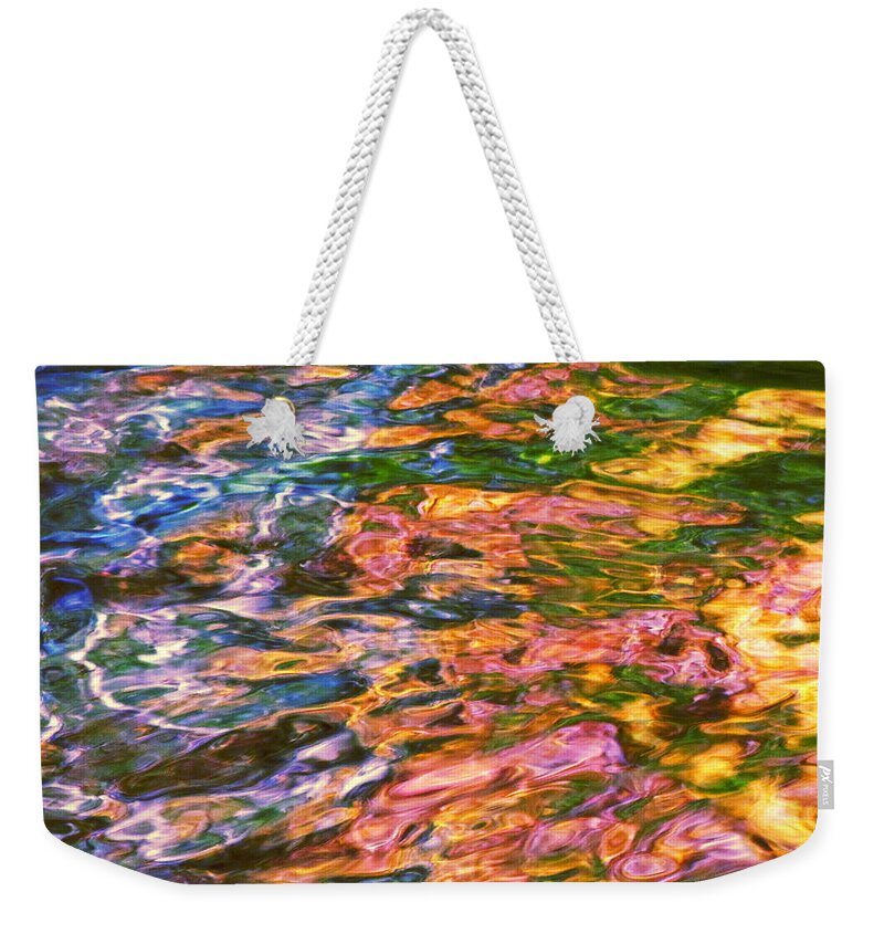 Water Art Weekender Tote Bag featuring the photograph Competitive Forces by Sybil Staples
