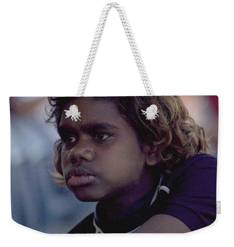 Peoplescapes Weekender Tote Bag featuring the photograph Concentration by Lee Stickels