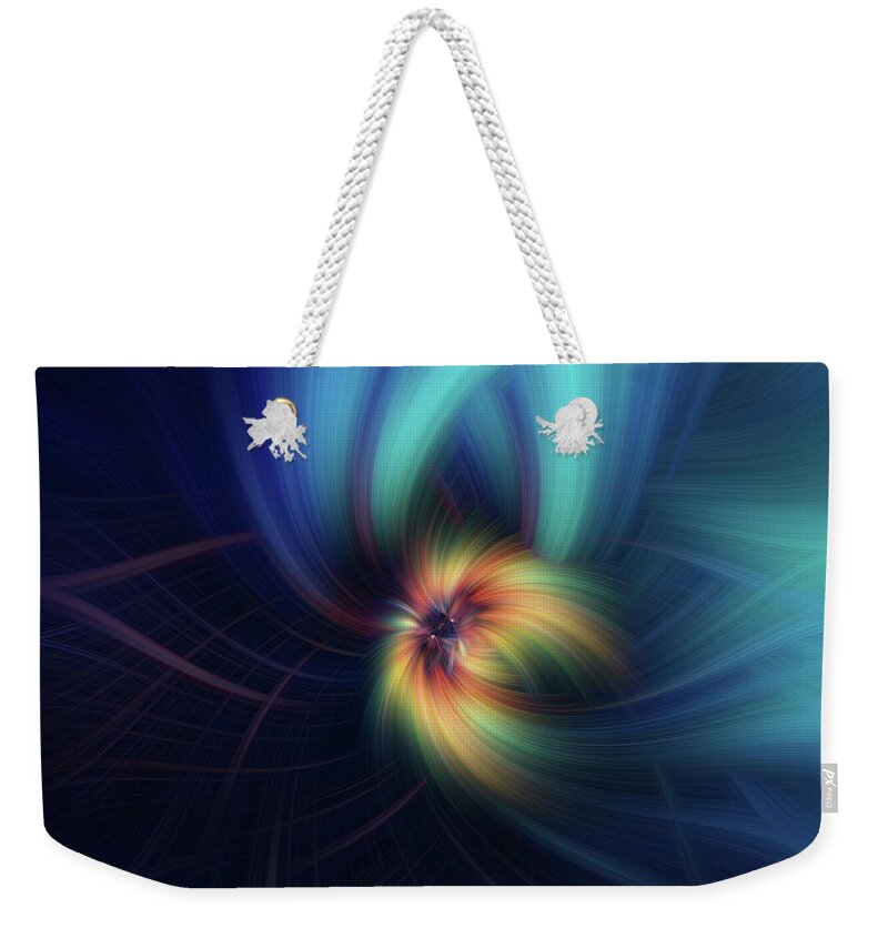 Jenny Rainbow Fine Art Photography Weekender Tote Bag featuring the photograph Concept Education Abstract. Mystery of Colors by Jenny Rainbow