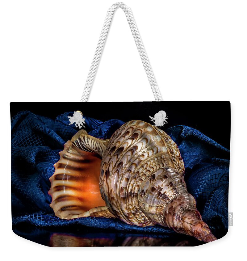 Conch Shell Weekender Tote Bag featuring the photograph Conch Shell by Endre Balogh