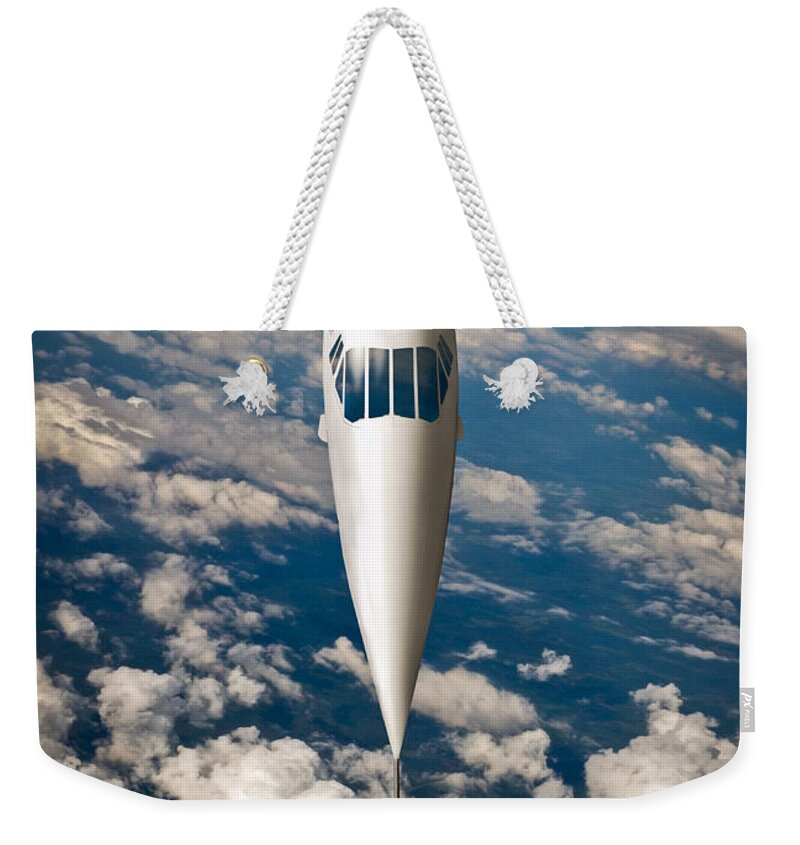 Concorde Airliner Weekender Tote Bag featuring the photograph Concorde going for it by Gary Eason