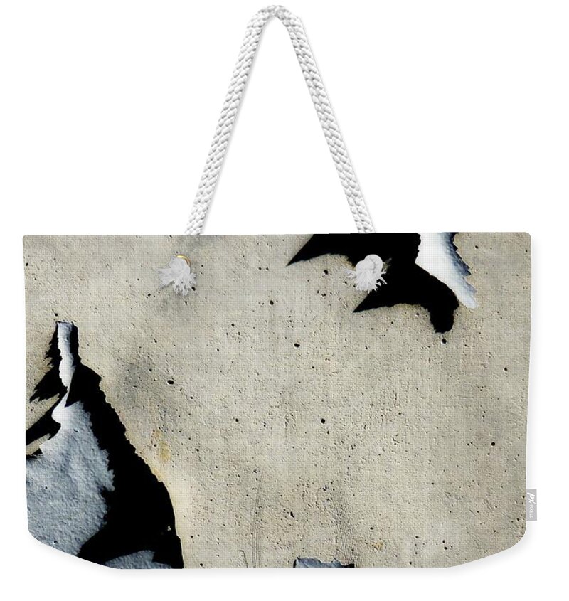 Concrete Weekender Tote Bag featuring the photograph Concrete Abstractions 2 by Denise Clark
