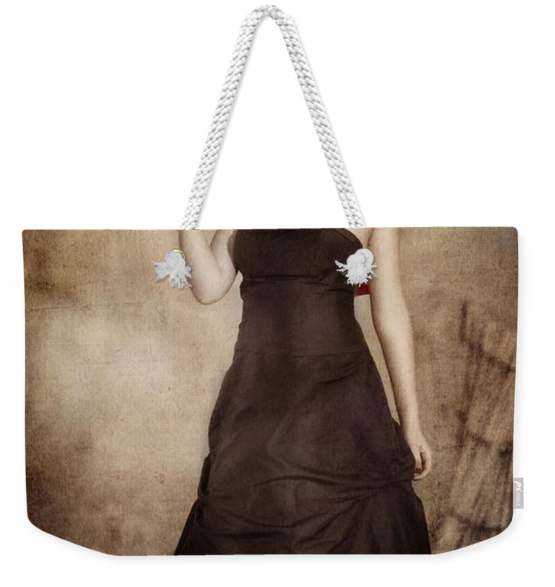 Digital Art Weekender Tote Bag featuring the photograph Contemplation- Painted Lady by Alissa Beth Photography
