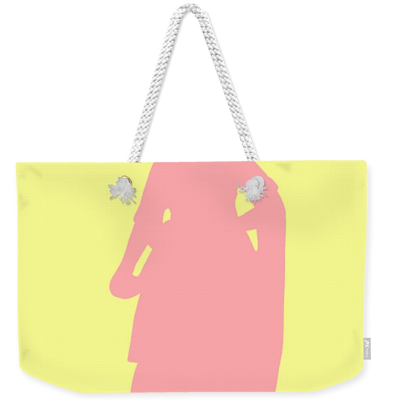 Abstract In The Living Room Weekender Tote Bag featuring the digital art Contemporary 18 van Thienen by David Bridburg