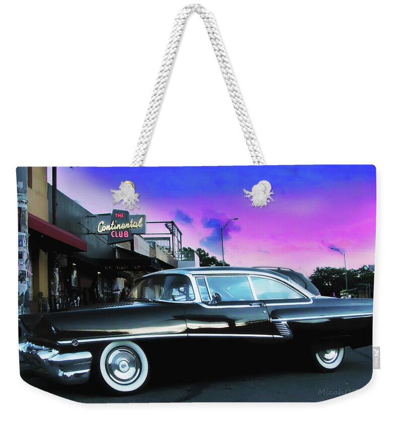Continental Club Weekender Tote Bag featuring the photograph Continental Club by Micah Offman