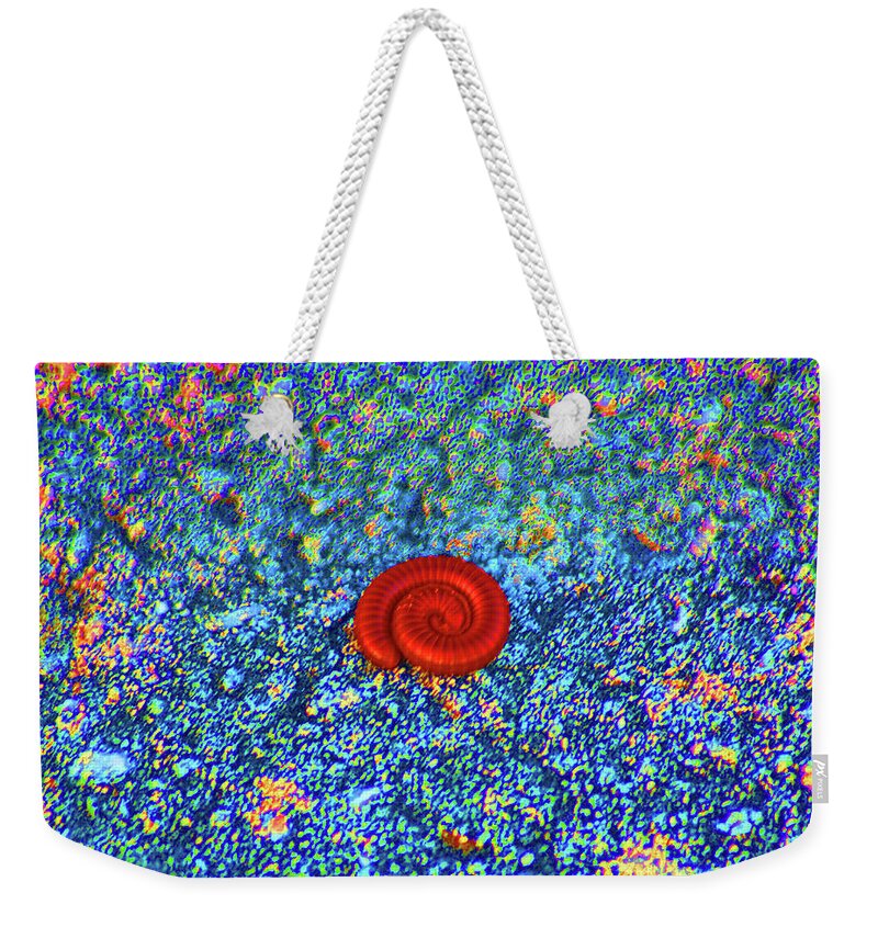  Weekender Tote Bag featuring the digital art Contractions by Joseph Keane