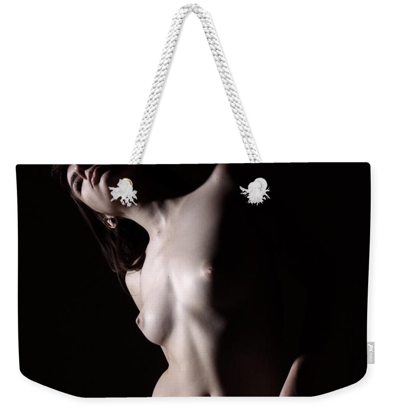 Nude Weekender Tote Bag featuring the photograph Conundrum by Joe Kozlowski