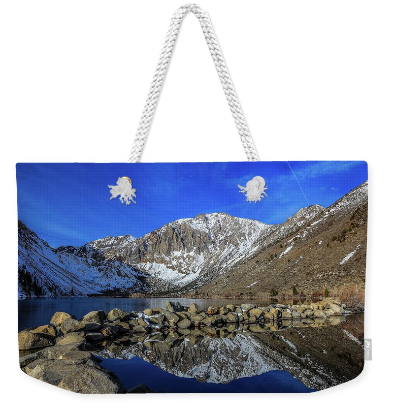 Lake Weekender Tote Bag featuring the photograph Convict Lake by Mark Joseph