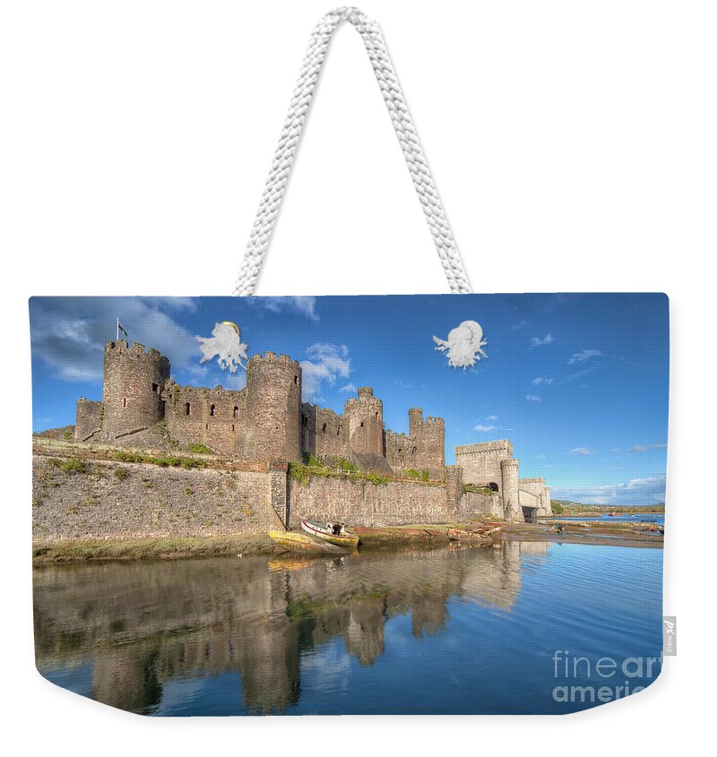 Conwy Castle Weekender Tote Bag featuring the photograph Conwy Castle by Adrian Evans