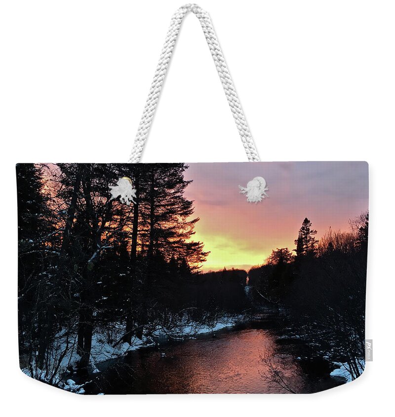  Weekender Tote Bag featuring the photograph Cook's Run by Dan Hefle
