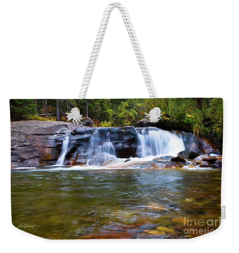 Copeland Falls Weekender Tote Bag featuring the photograph Copeland Falls by Bon and Jim Fillpot