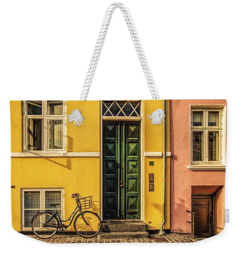 Copenhagen Weekender Tote Bag featuring the photograph Copenhagen Transportation by Mick Burkey