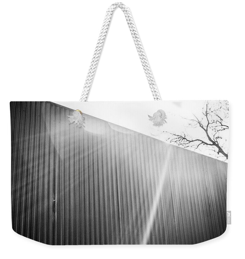 Corrugated Weekender Tote Bag featuring the photograph Corrugated. Www.aleckcartwright.com by Aleck Cartwright