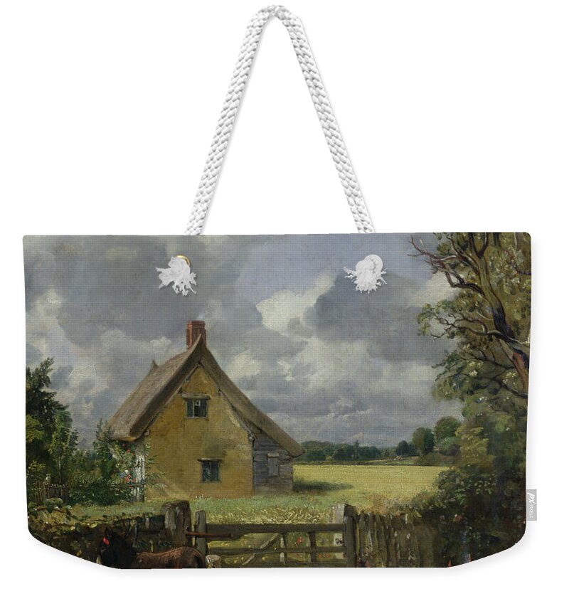 Cottage In A Cornfield Weekender Tote Bag For Sale By John Constable