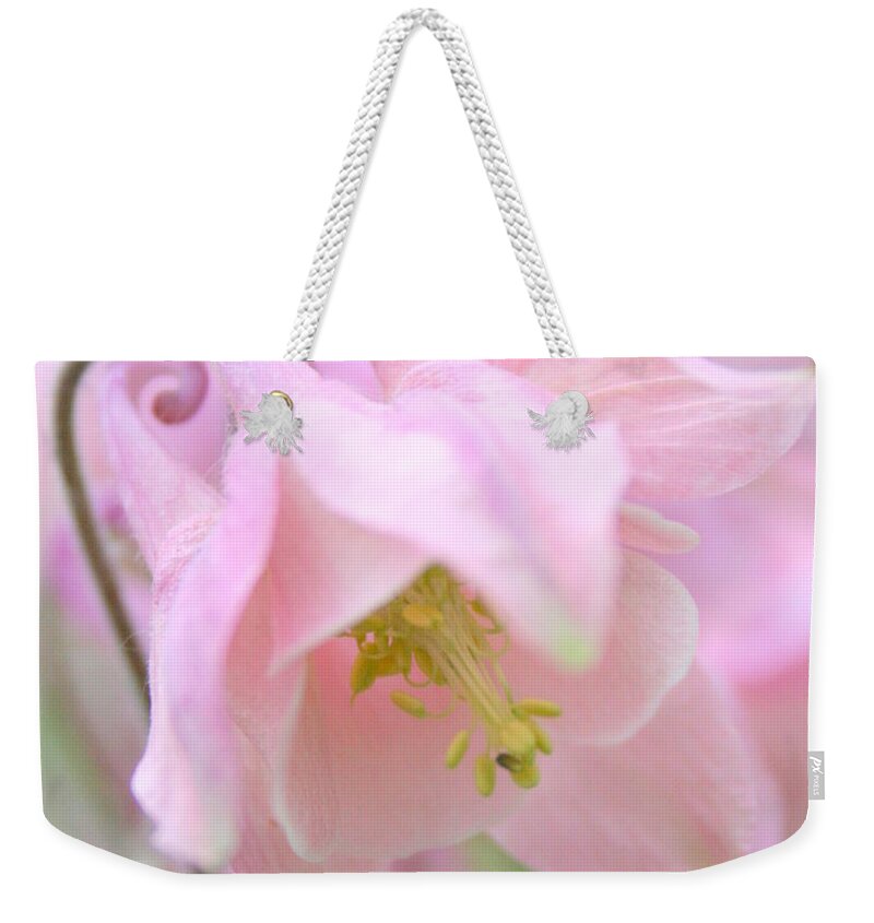 Flower Weekender Tote Bag featuring the photograph Cotton Candy by Julie Lueders 