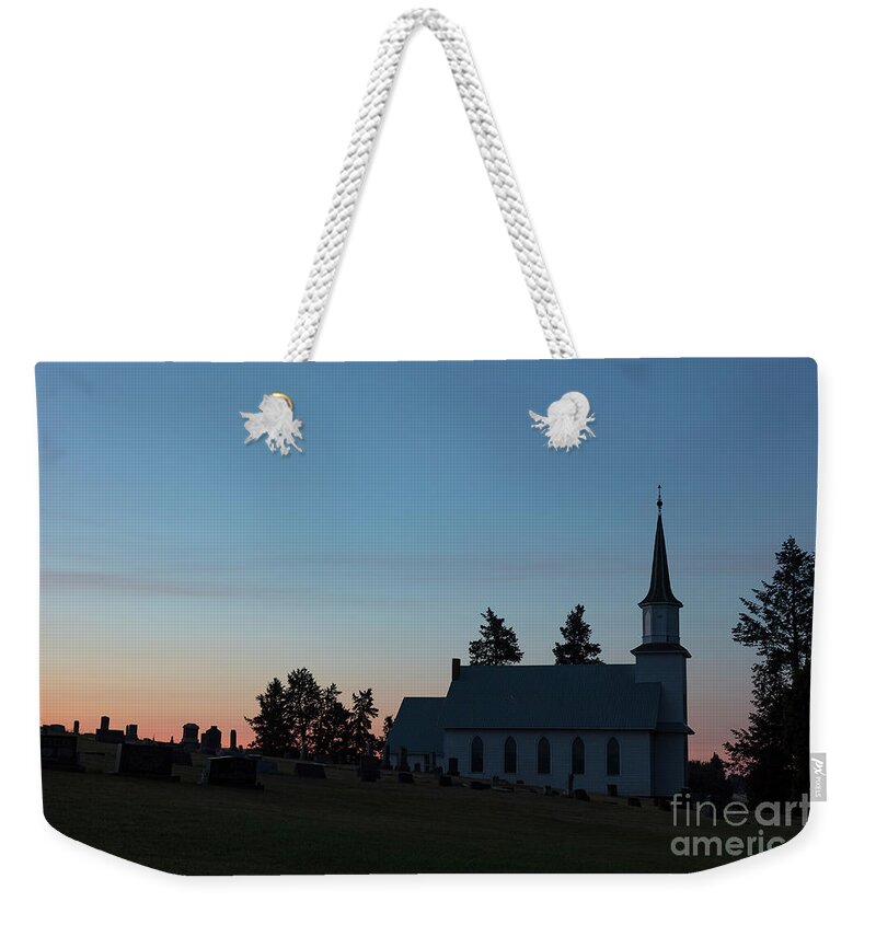 August Weekender Tote Bag featuring the photograph Country Chapel by Idaho Scenic Images Linda Lantzy
